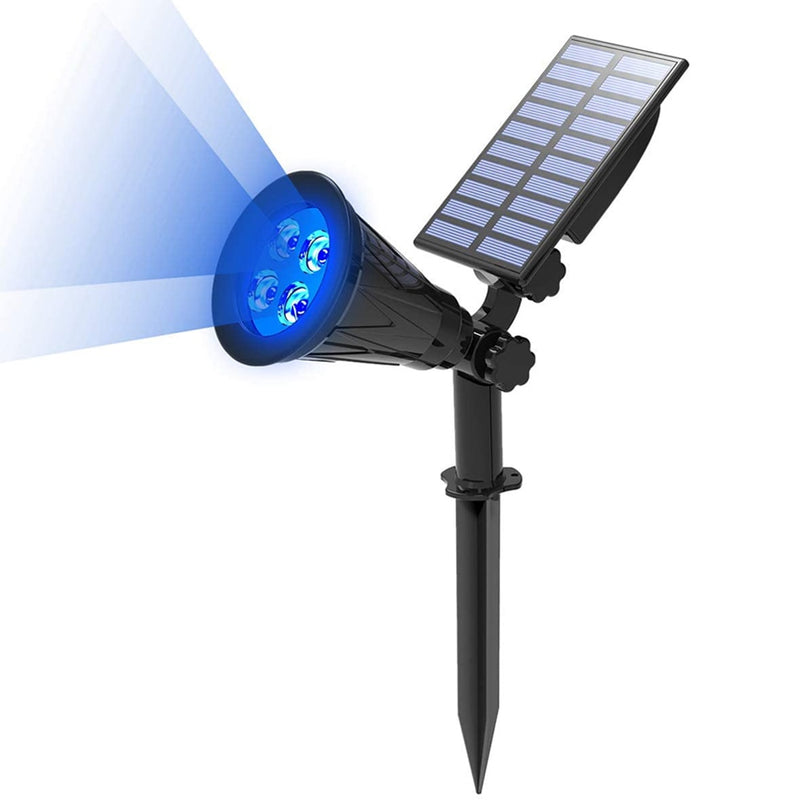adjustable angle solar outdoor lawn lamp, view 2 - MRSLM