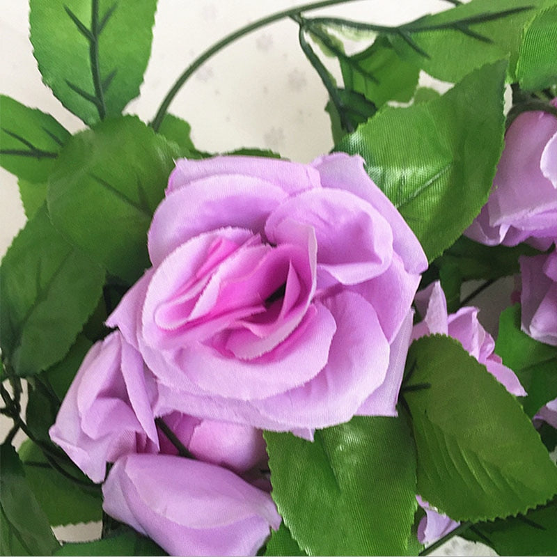 Silk roses garland, view 23 - MRSLM