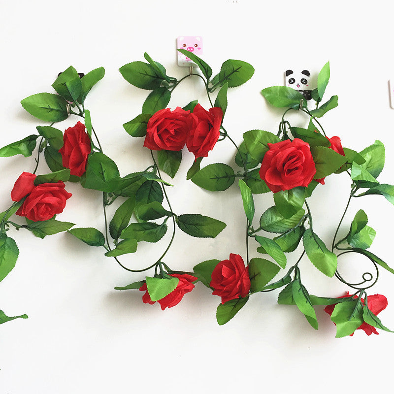 Silk roses garland, view 17 - MRSLM