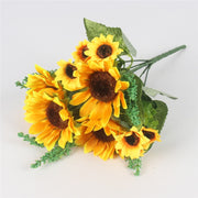 artificial sunflower bouquet, view 3 - MRSLM