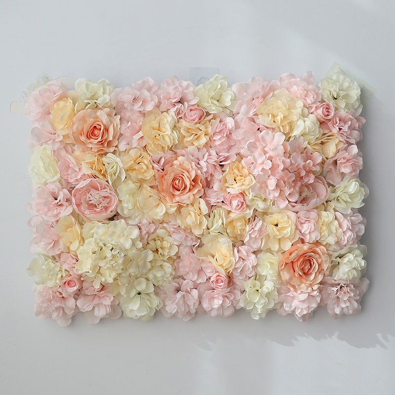 artificial flowers decorative wall, view 3 - MRSLM