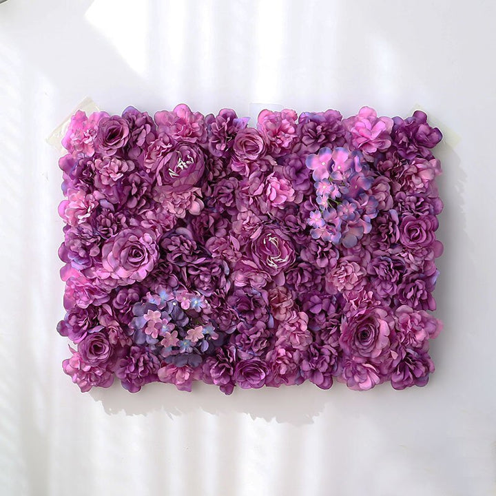 Artificial Flowers Decorative Wall (16 colours)