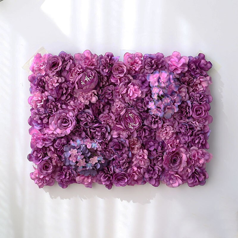 artificial flowers decorative wall, view 5 - MRSLM