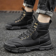 men's high-top retro suede desert boots - MRSLM