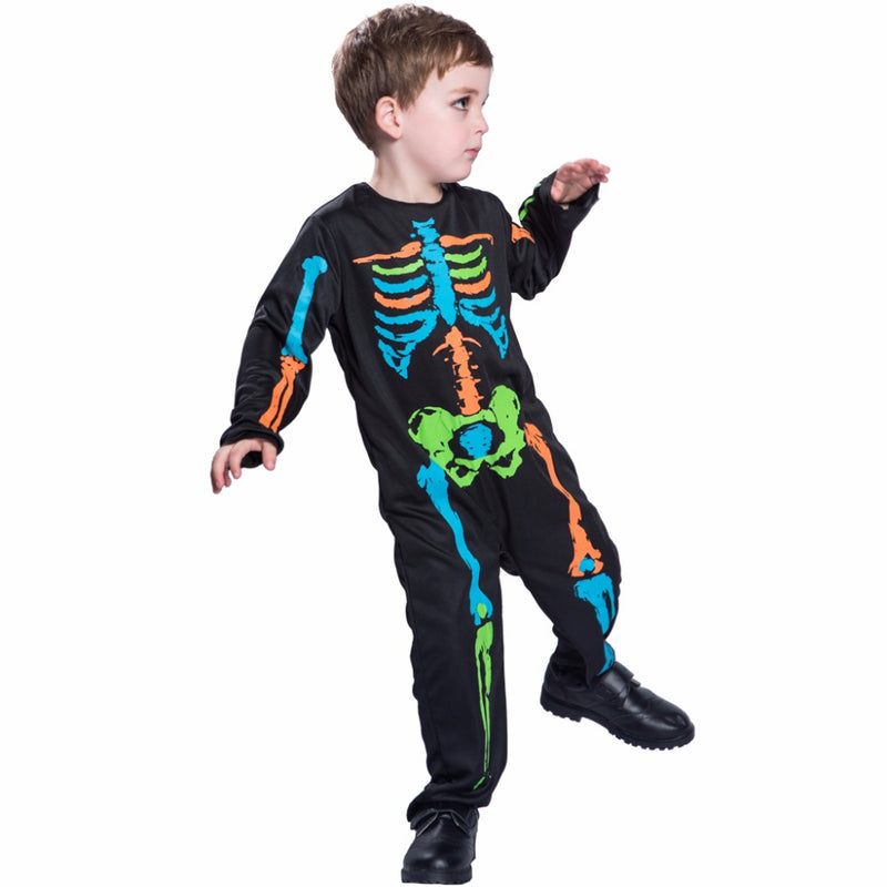 boy's skeleton costume, view 3 - MRSLM