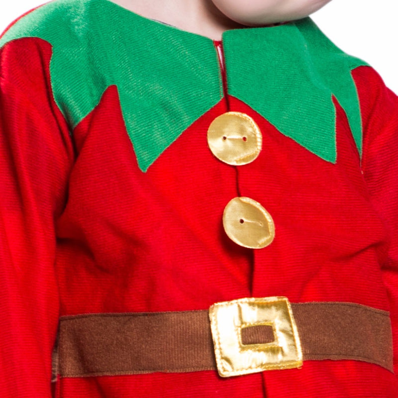 boy's christmas elf costume set, view 5 - MRSLM