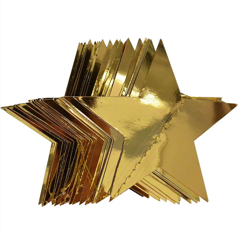 star shaped paper garland, view 3 - MRSLM