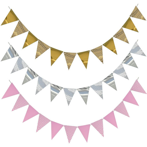 paper flag garland banner - MRSLM