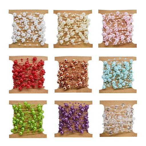 pearl bead chain garland - MRSLM