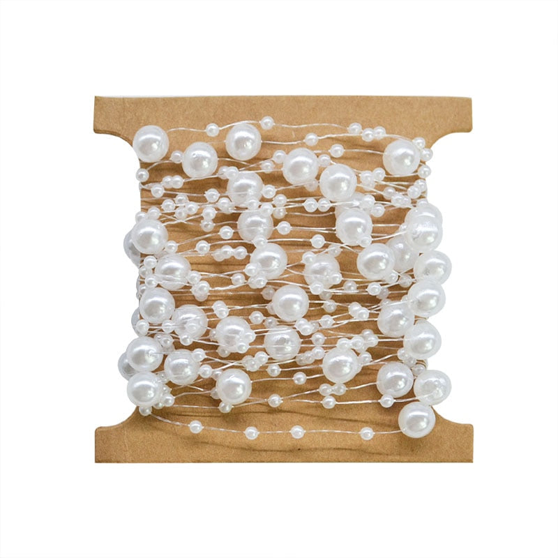 pearl bead chain garland, view 7 - MRSLM