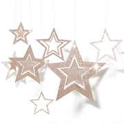 paper star garlands 7 pcs set, view 5 - MRSLM