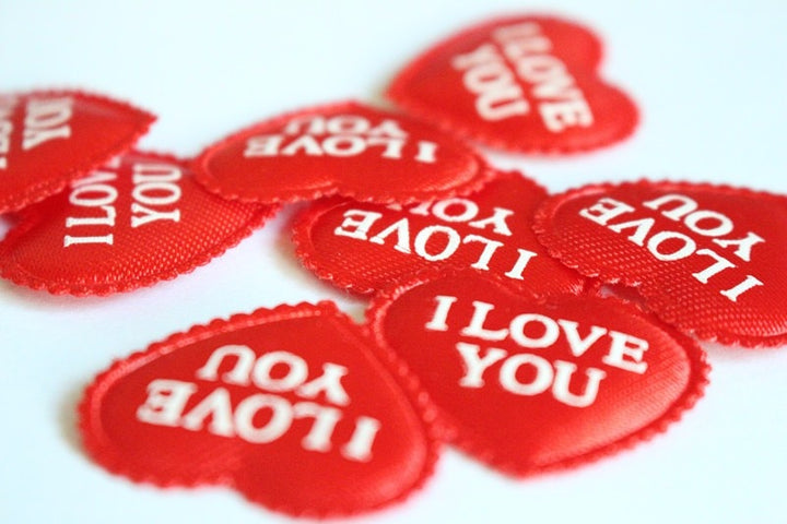 Red Heart Shaped Confetti