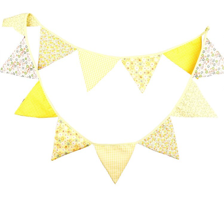 colorful cotton flags party banner, view 7 - MRSLM