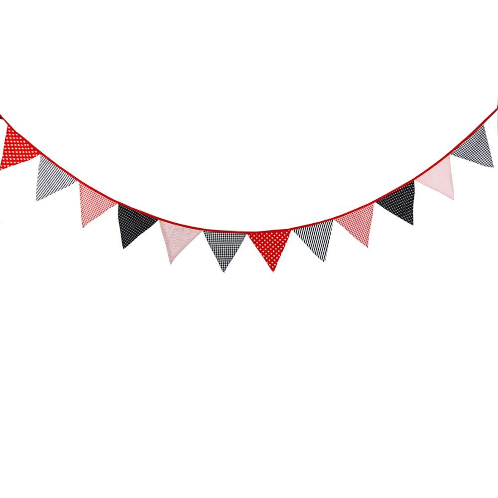 Colorful Cotton Flags Party Banner