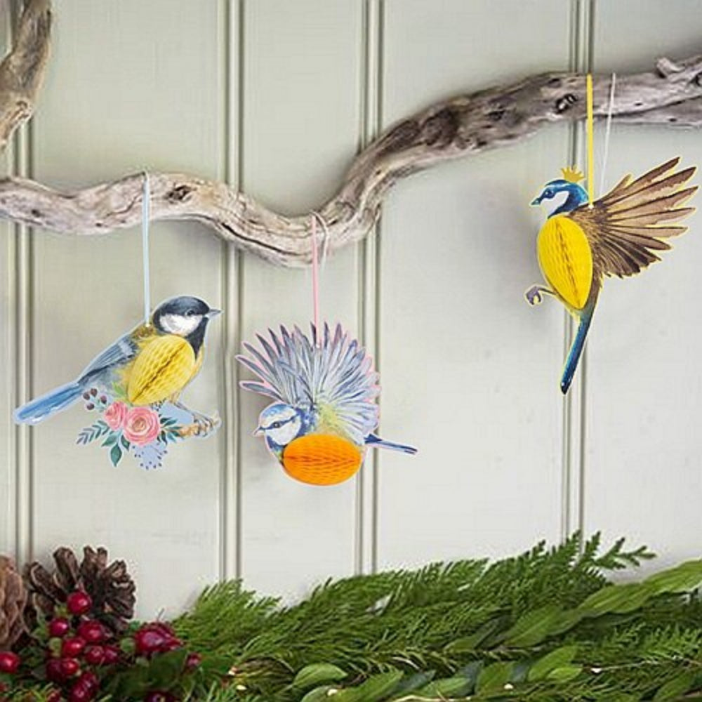 Hanging Rainbow Tropical Parrots