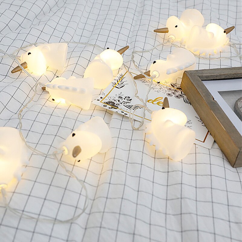 unicorn wireless hanging led fairy lights, view 5 - MRSLM