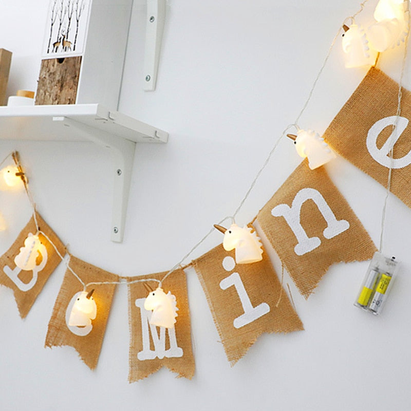 unicorn wireless hanging led fairy lights, view 7 - MRSLM