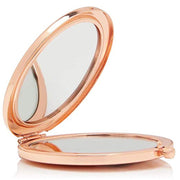Decorative rose gold compact mirror, view 5 - MRSLM