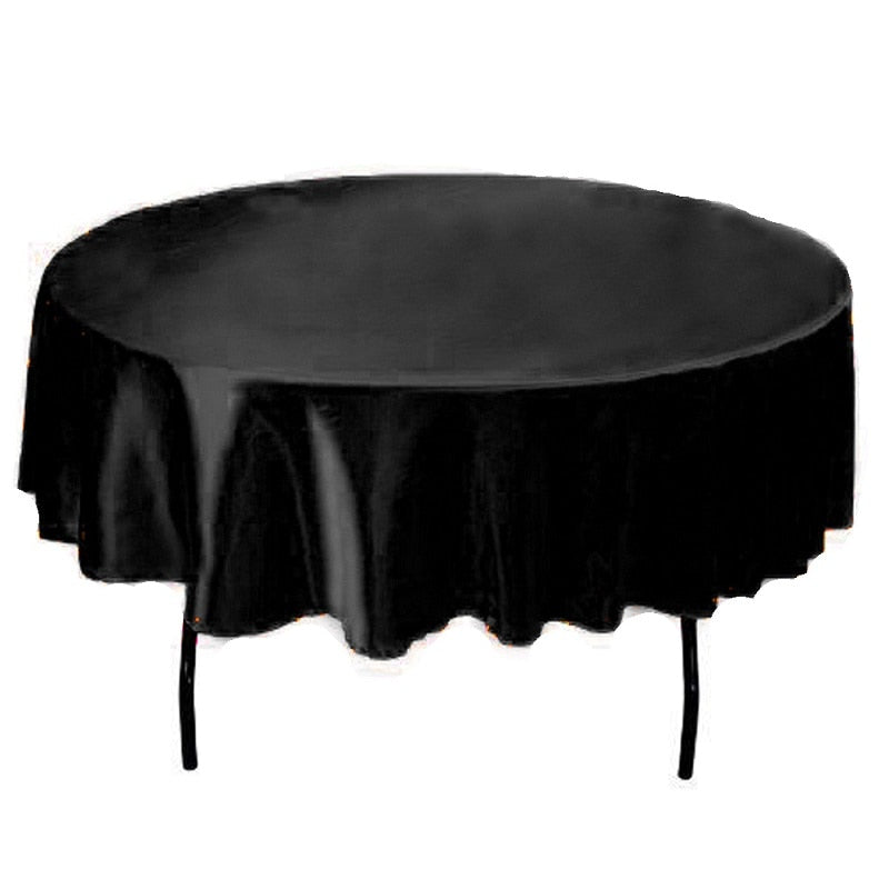 round satin tablecloth, view 6 - MRSLM