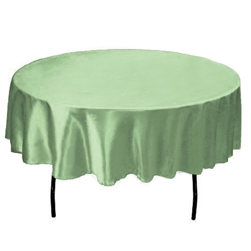round satin tablecloth, view 21 - MRSLM