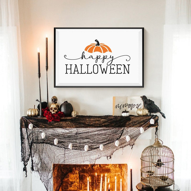 Happy Halloween Canvas Poster