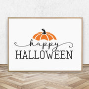 Happy Halloween canvas poster - MRSLM