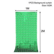 party fringe foil curtain, view 10 - MRSLM