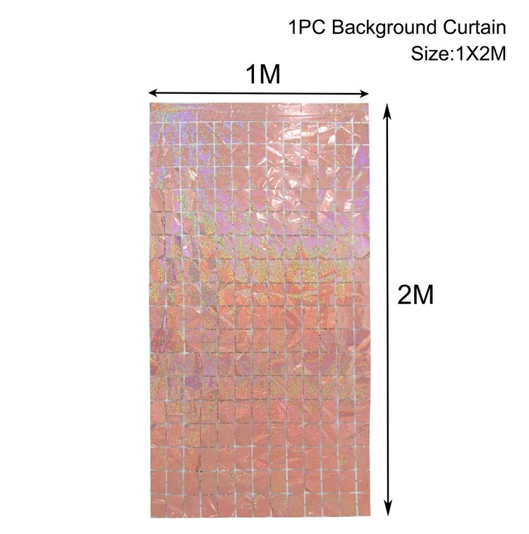 party fringe foil curtain, view 18 - MRSLM
