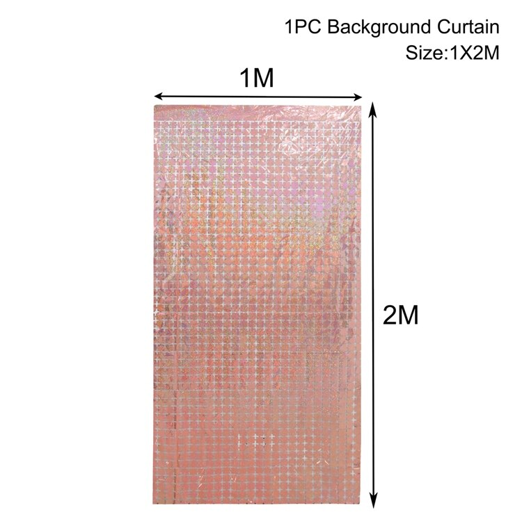 party fringe foil curtain, view 19 - MRSLM