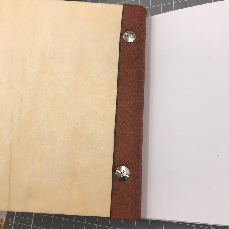 personalized wedding wooden book, view 5 - MRSLM