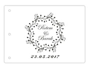 personalized wedding wooden book, view 2 - MRSLM