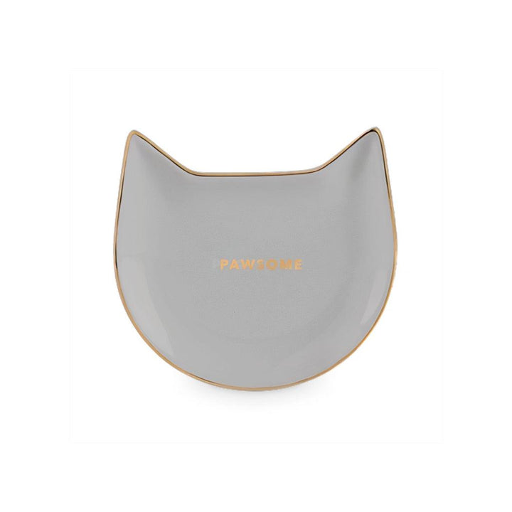 Pawsome Gray Ceramic Tea Tray - MRSLM