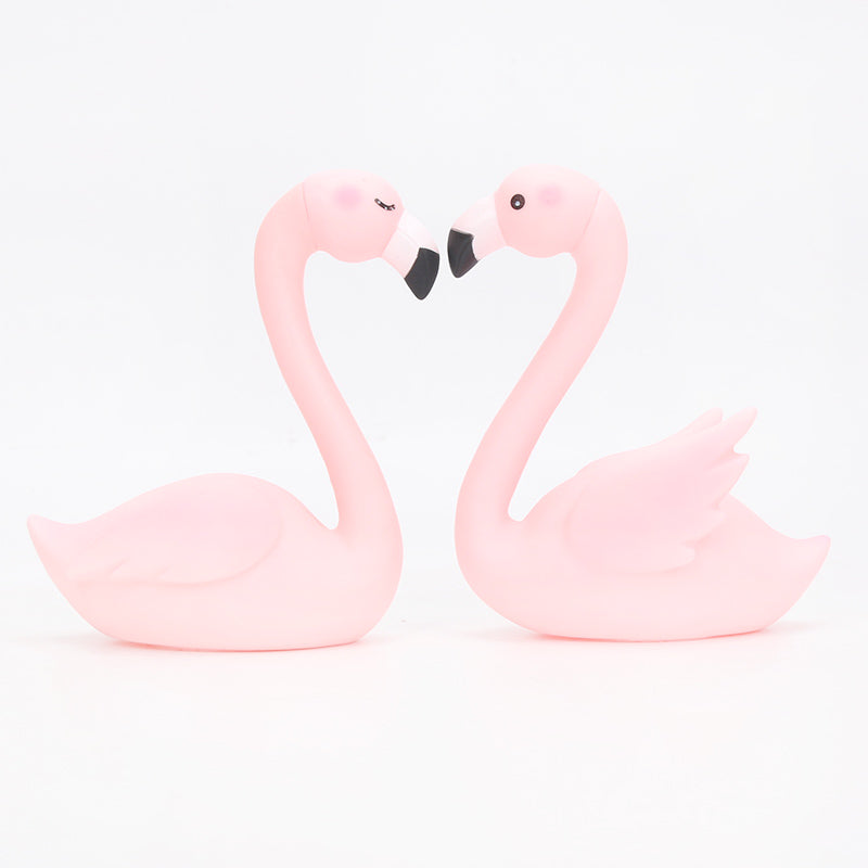 pink flamingo cake topper, view 6 - MRSLM