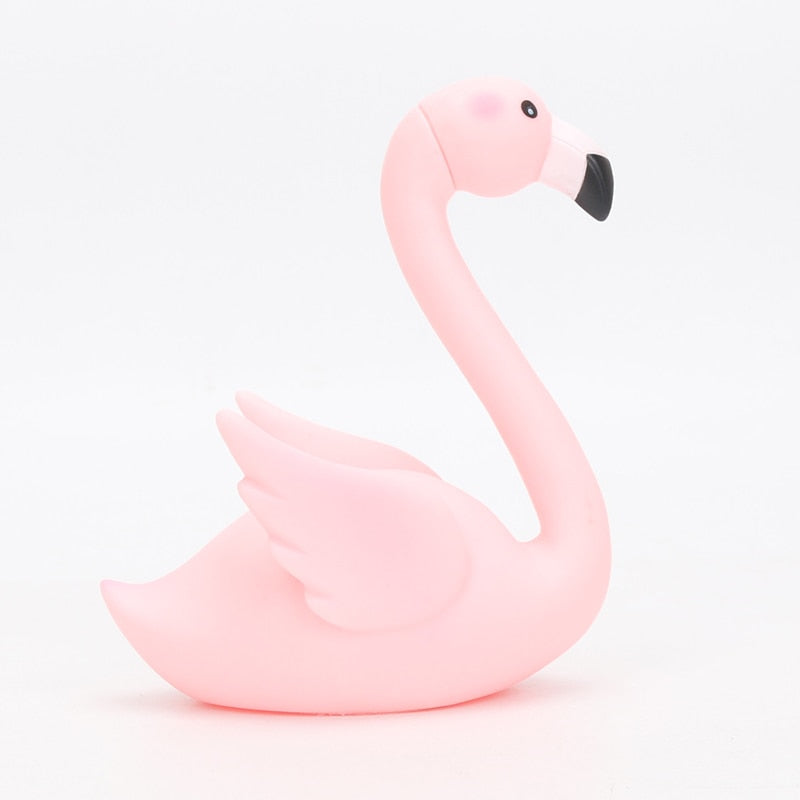 pink flamingo cake topper, view 2 - MRSLM