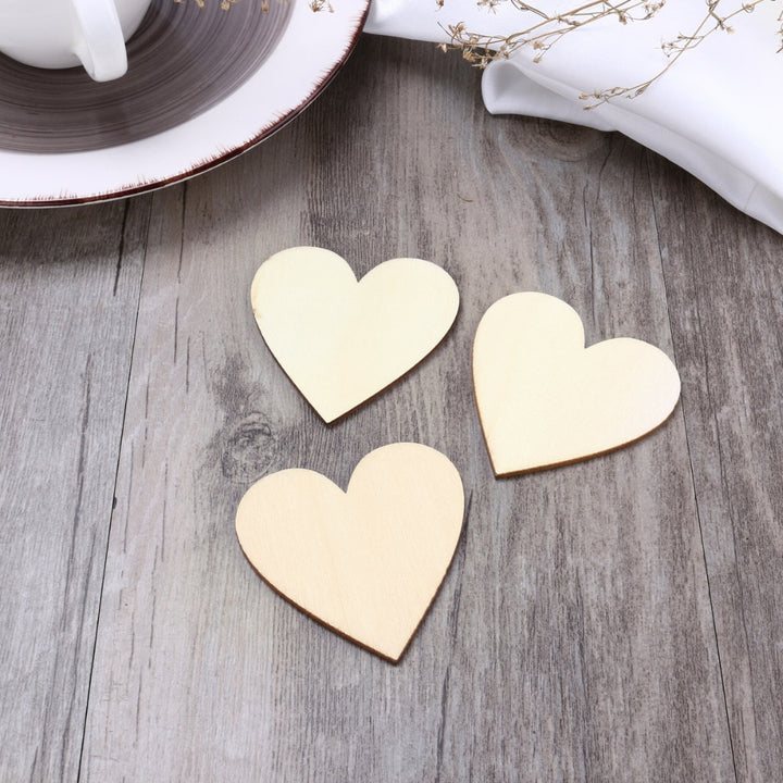 Heart Shaped Wooden Decorations