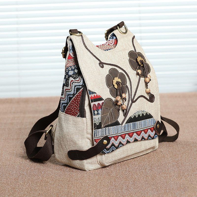 large capacity hemp backpack, view 4 - MRSLM