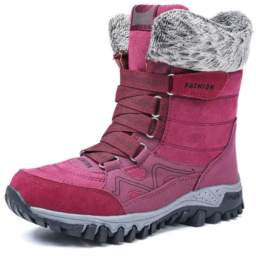 High-top padded snow boots, view 3 - MRSLM