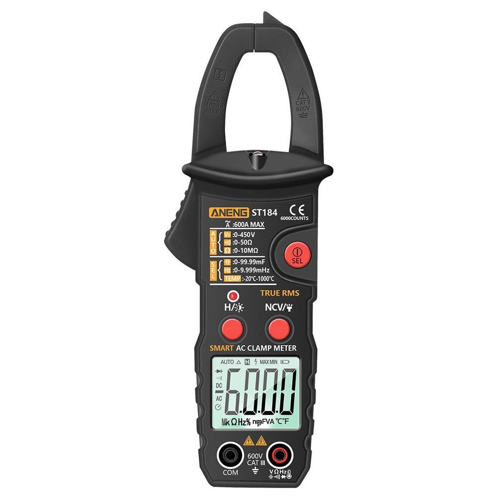 ANENG ST184 Digital Multimeter Clamp Meter True RMS 6000 Counts Professional Measuring Testers AC/DC Voltage AC Current Ohm - MRSLM