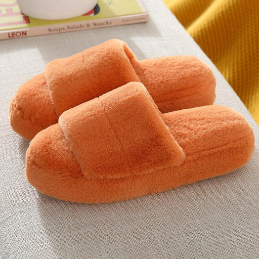 Women's indoor plush slippers, view 4 - MRSLM