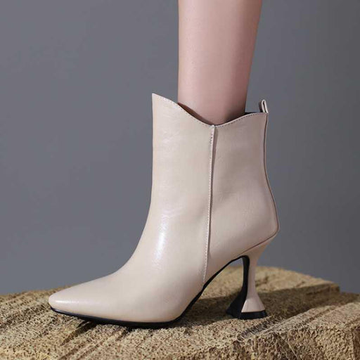 Women's soft PU pointed-toe shoes, view 3 - MRSLM