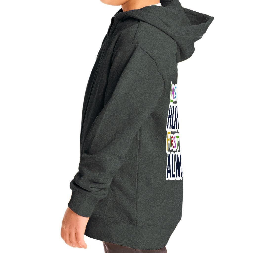 Always Hungry Toddler Full-Zip Hoodie - Best Funny Toddler Hoodie - Graphic Kids' Hoodie - MRSLM