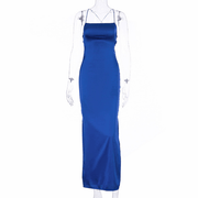 long dress with straps, view 4 - MRSLM