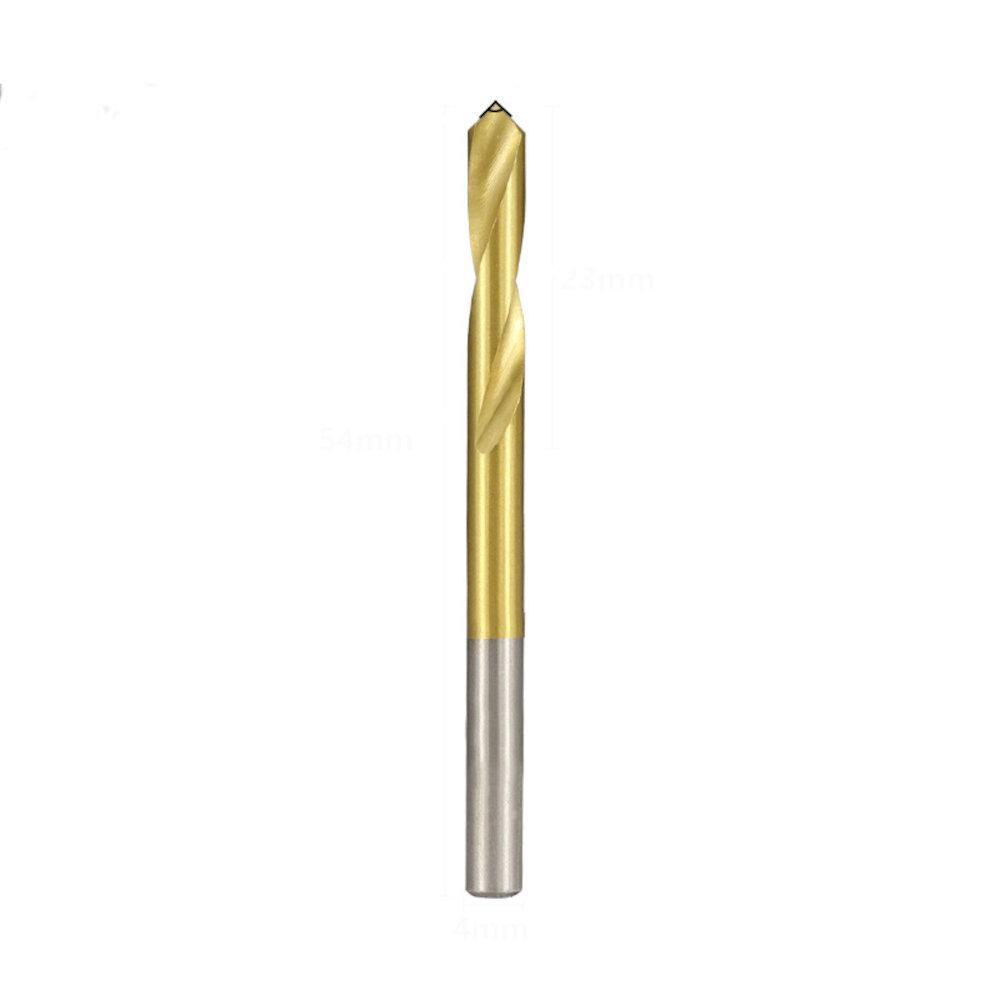 Drillpro 90 Degree Chamfer End Drill 4-12mm Titanium Coated High Speed Steel Spotting Location Center Bit Machine for Chamfering Tools Milling Cutter - MRSLM