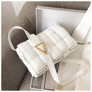woven PU messenger bag, view 5 - MRSLM