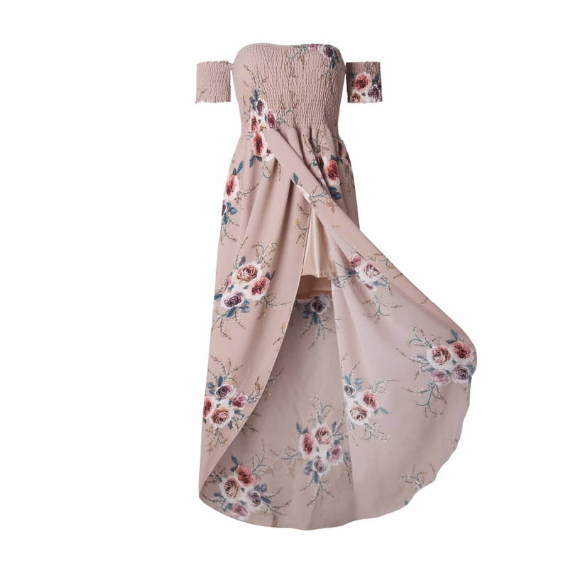 boho floral print dress, view 16 - MRSLM