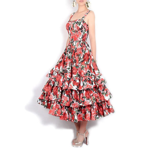 floral ball gown dress, view 2 - MRSLM