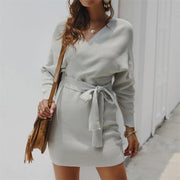 women's sweater style dress, view 8 - MRSLM