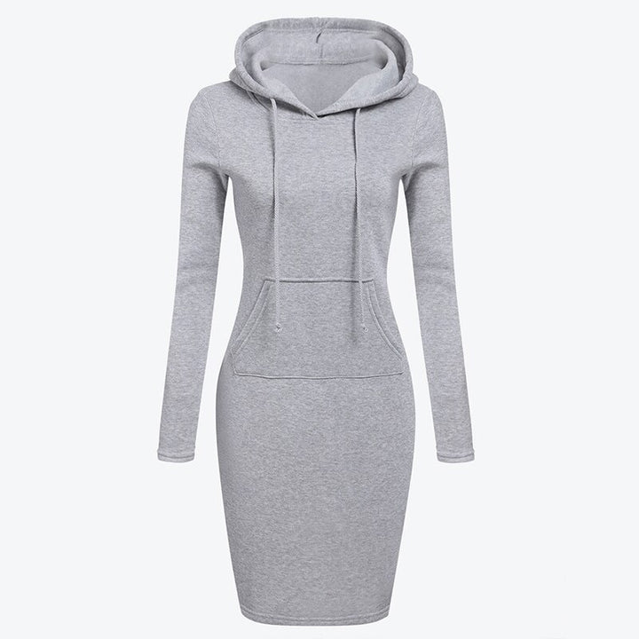 Women's Hooded Warm Dress