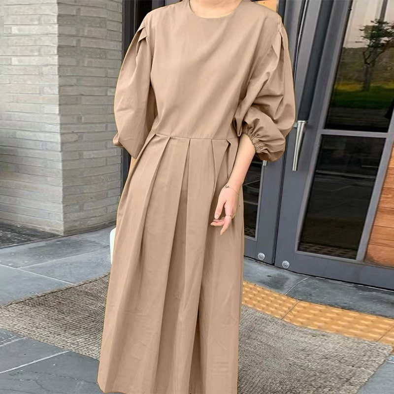 casual maxi dress, view 3 - MRSLM