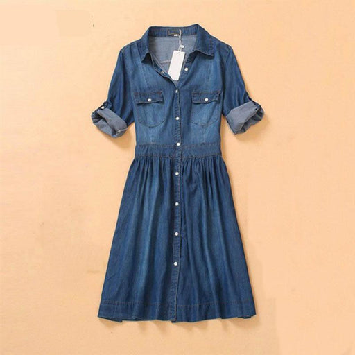 denim shirt dress - MRSLM